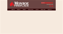 Desktop Screenshot of monroefireplace.com